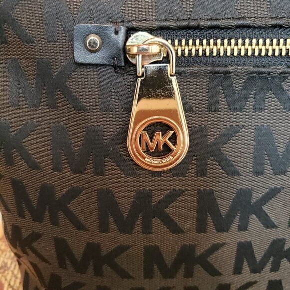Michael Kors Canvas Signature Tote Bag - Picture 6 of 12